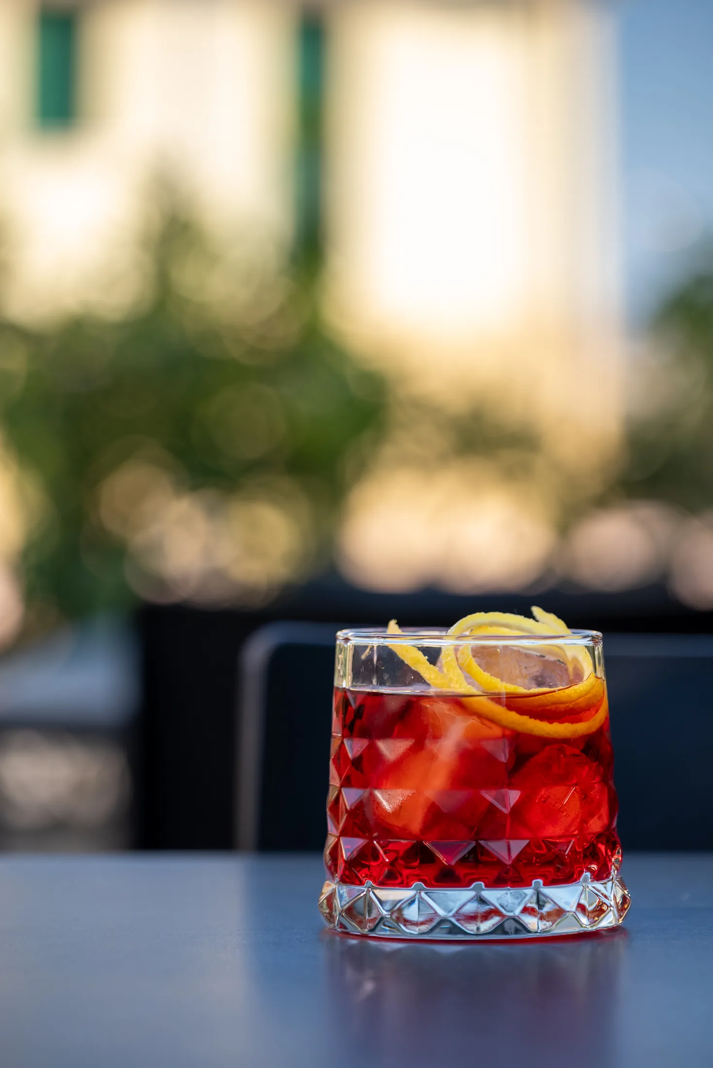 Cocktail served at Thouraz Pub