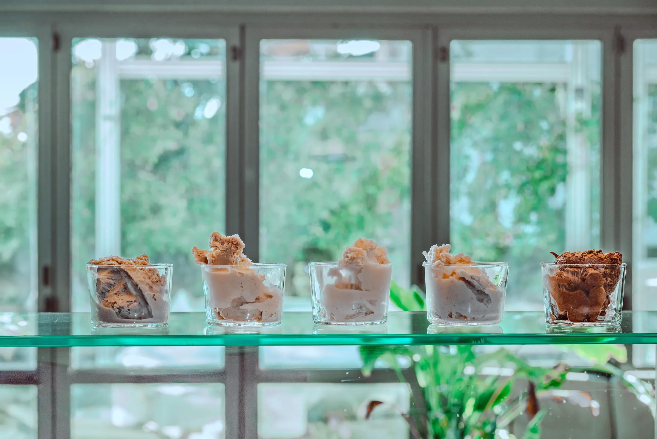 Selection of artisan gelato